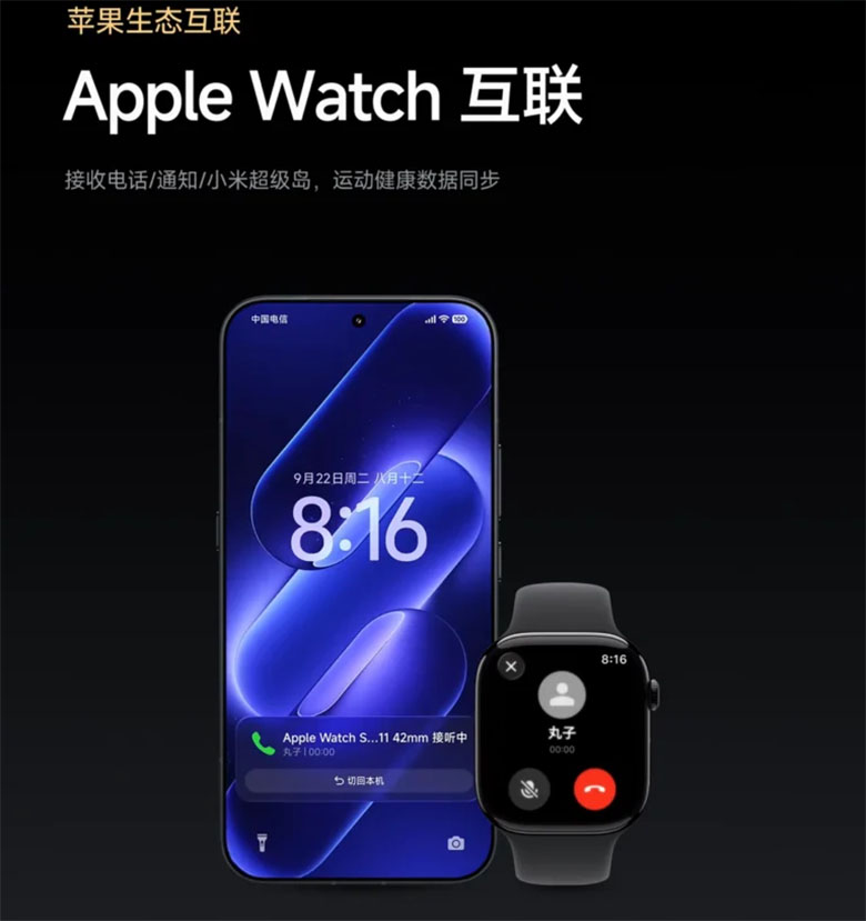 Xiaomi 18 Pro làm được gì với Apple Watch?