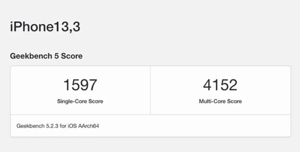 iPhone 12 Pro vừa trải qua một kì kiểm tra hiệu năng trên ứng dụng Geekbench 5.2.3