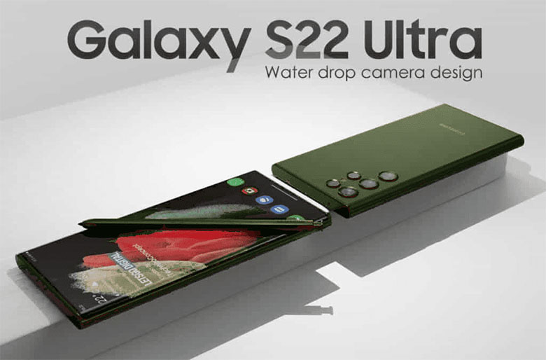 Galaxy S22 Ultra sẽ có thểm mau xanh lục ấn tượng khi ra mắt
