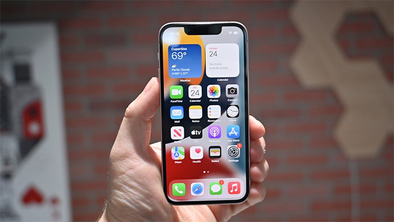 Màn hình iPhone 13 Pro Max 128GB chính hãng có kích thước 6.7 inch