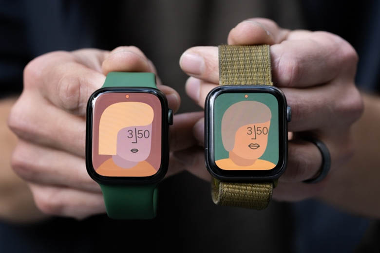 Màn hình Apple Watch series 6 có phần nhỏ hơn Apple Watch series 7