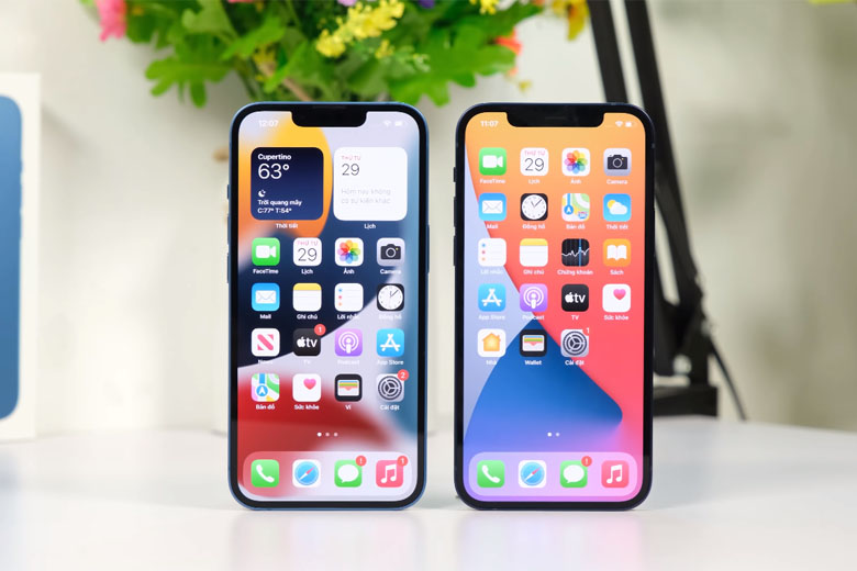 chất lượng hiển thị của cả hai gần như tương đồng