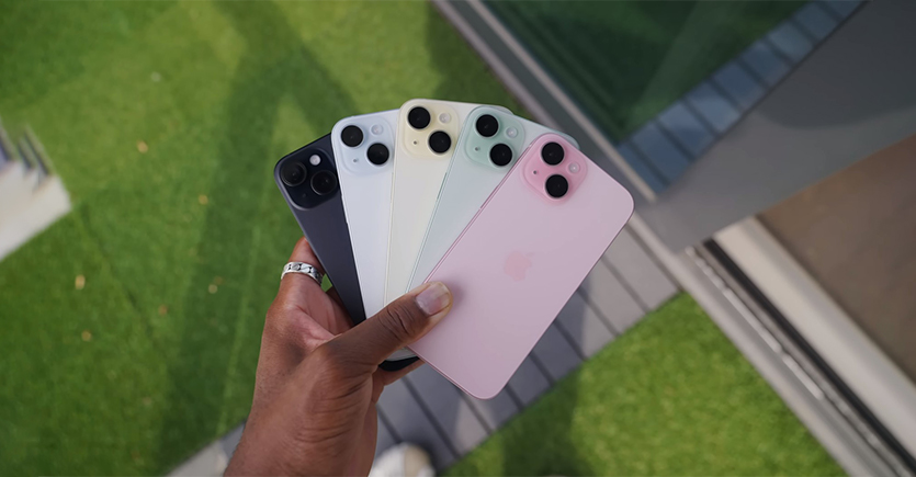5 màu khác nhau của iPhone 15 128GB