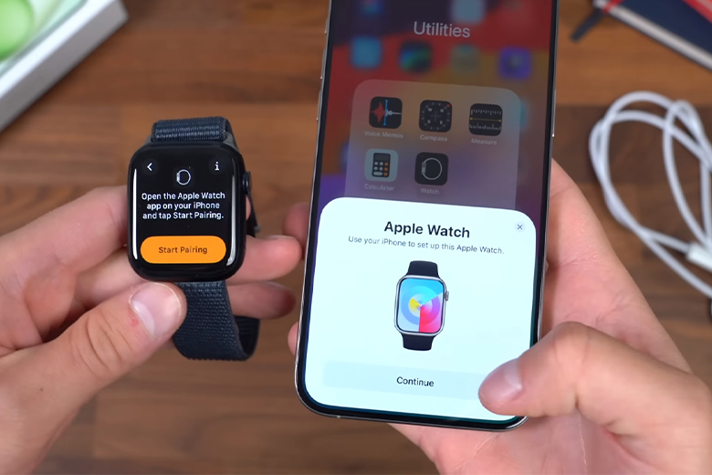 Kết nối Apple Watch với iPhone lần đầu