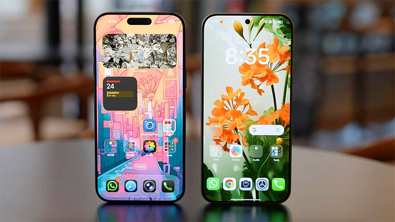 So sánh màn hình iPhone 17 Pro Max và Xiaomi 17 Pro Max