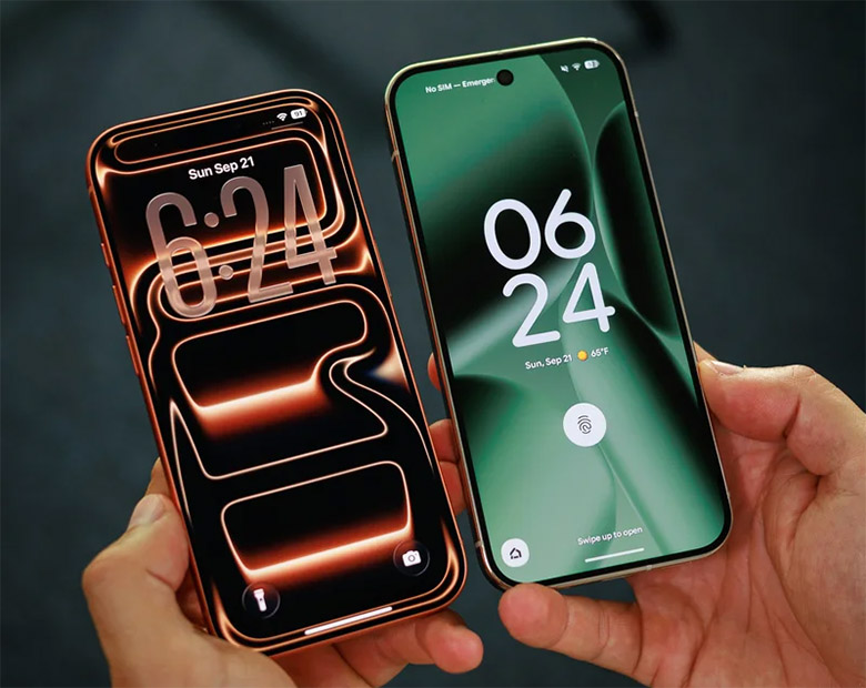So sánh màn hình iPhone 17 Pro và Pixel 10 Pro