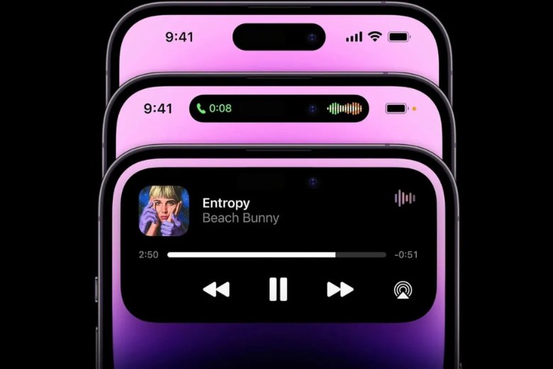 Dynamic Island nhỏ gọn hơn