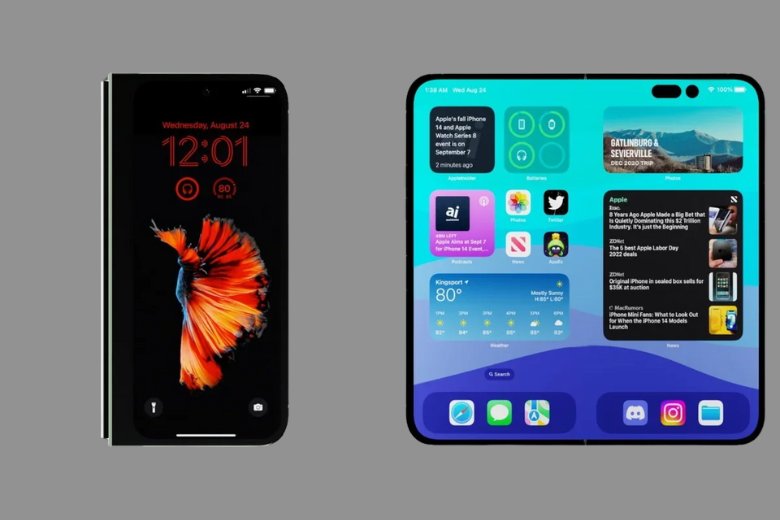 iPhone gập đầu tiên có thể xuất hiện