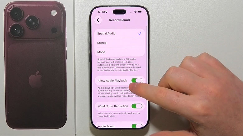 Cách bật Thu phóng âm thanh trên iOS 27