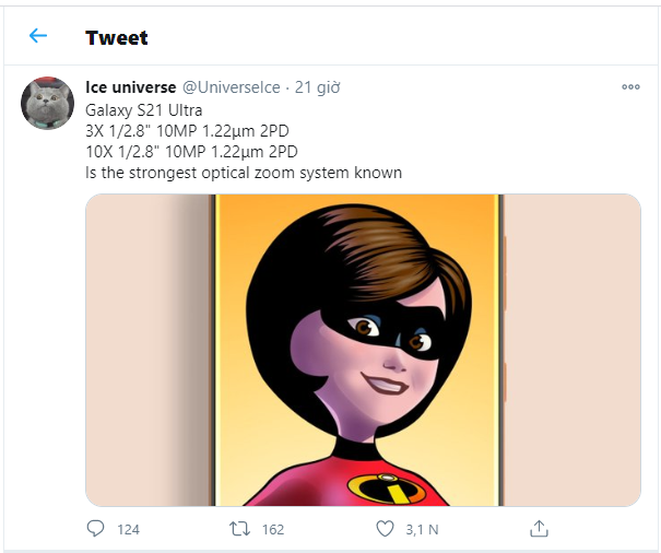 Galaxy S21 Ultra ra mắt sẽ được trang bị camera tốt nhất từ trước đến nay?