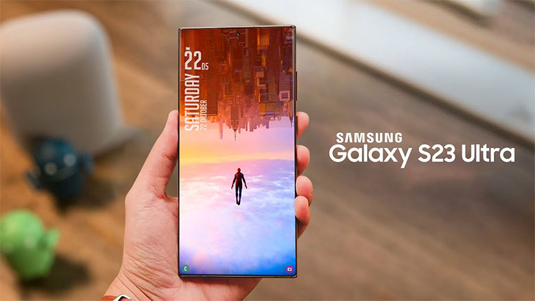 Màn hình siêu mỏng trên Galaxy S23 Ultra