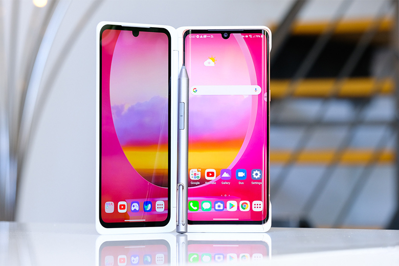Màn hình của điện thoại LG Velvet 5G
