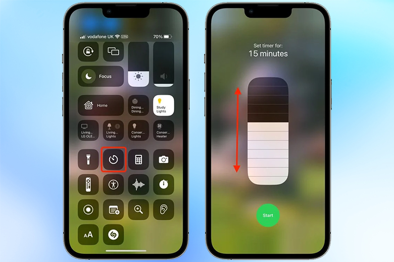 Mẹo đặt hẹn giờ nhanh trên iPhone