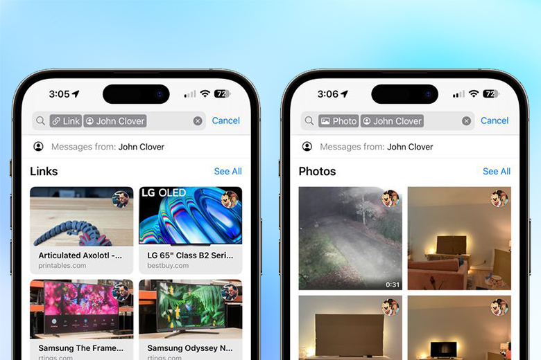 Mẹo tìm ảnh nhanh với bộ lọc trên iPhone