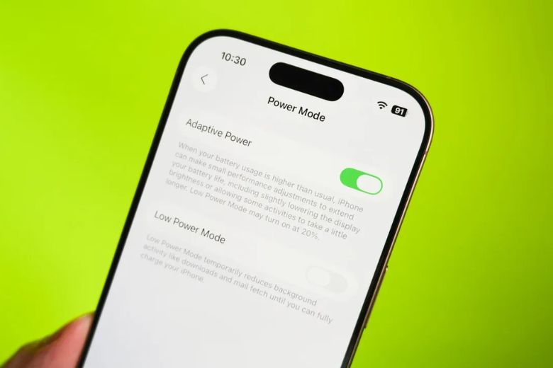 Adaptive Power trên iOS 26 là gì?