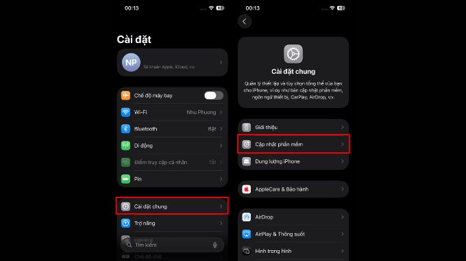 Bước 1 để cập nhật phiên bản iOS 26 chính thức