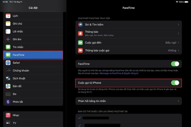 Cách tắt đồng bộ nhật ký cuộc gọi trên iPhone với iPad