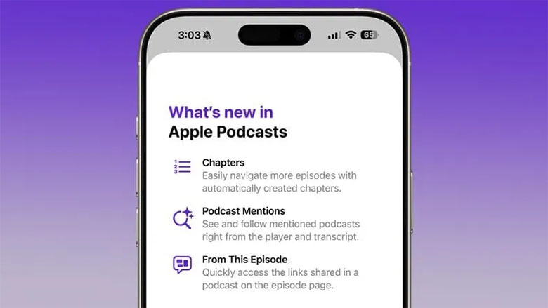 Cải tiến đột phá cho ứng dụng Podcasts
