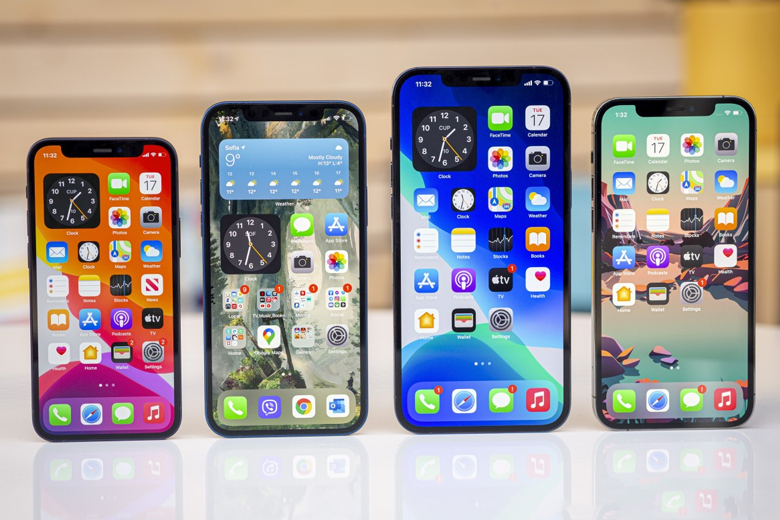 Tất cả màn hình iPhone 12 đều được tích hợp tấm nền OLED