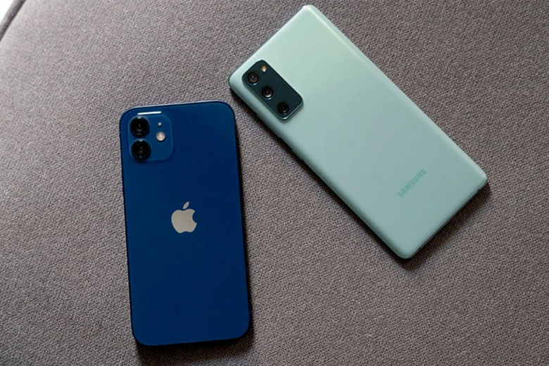 Phone 12 được Apple sử dụng khung nhôm nguyên khối cùng mặt lưng kính sang trọng.
