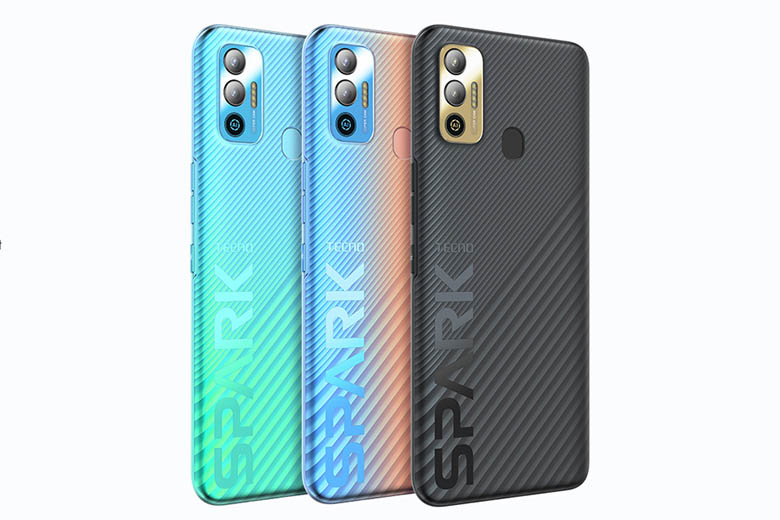 Tecno Spark 7T sở hữu ngoại hình độc đáo