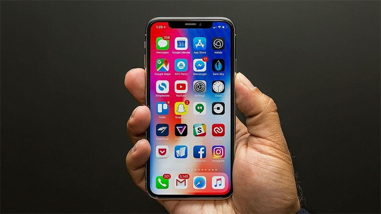 Màn hình iPhone X 256GB hiển thị chất lượng