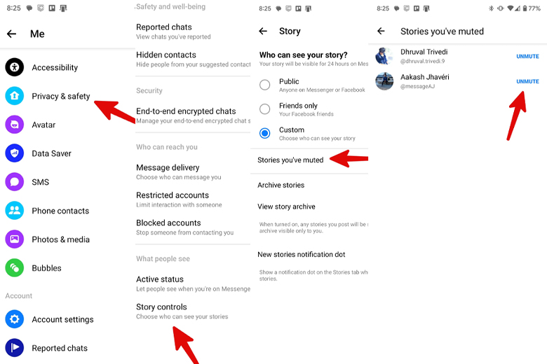 Không thể xem stories