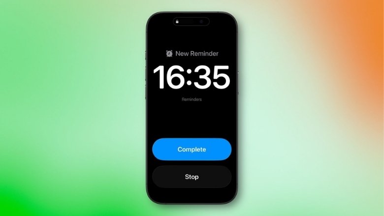 Đặt báo thức trong ứng dụng Lời nhắc
