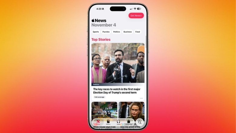 Truy cập nhanh hơn các chuyên mục trong Apple News