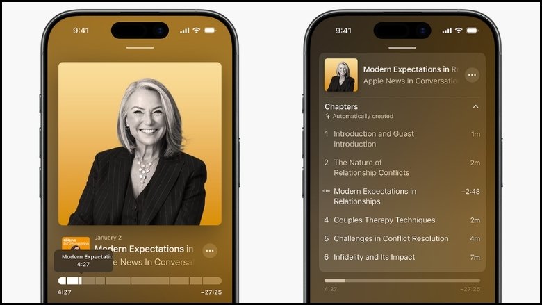 Tạo chương tự động trong Podcast