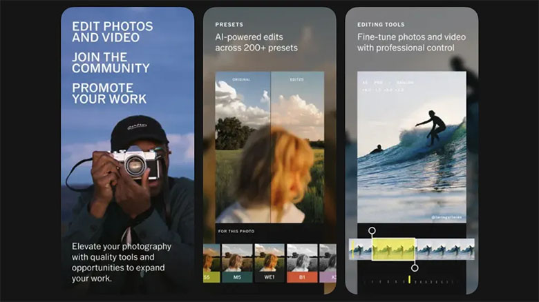 VSCO: Xử lý màu sắc nghệ thuật