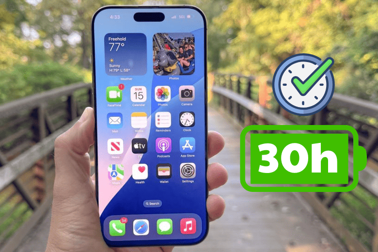 Pin của iPhone 16 Pro Max 1TB